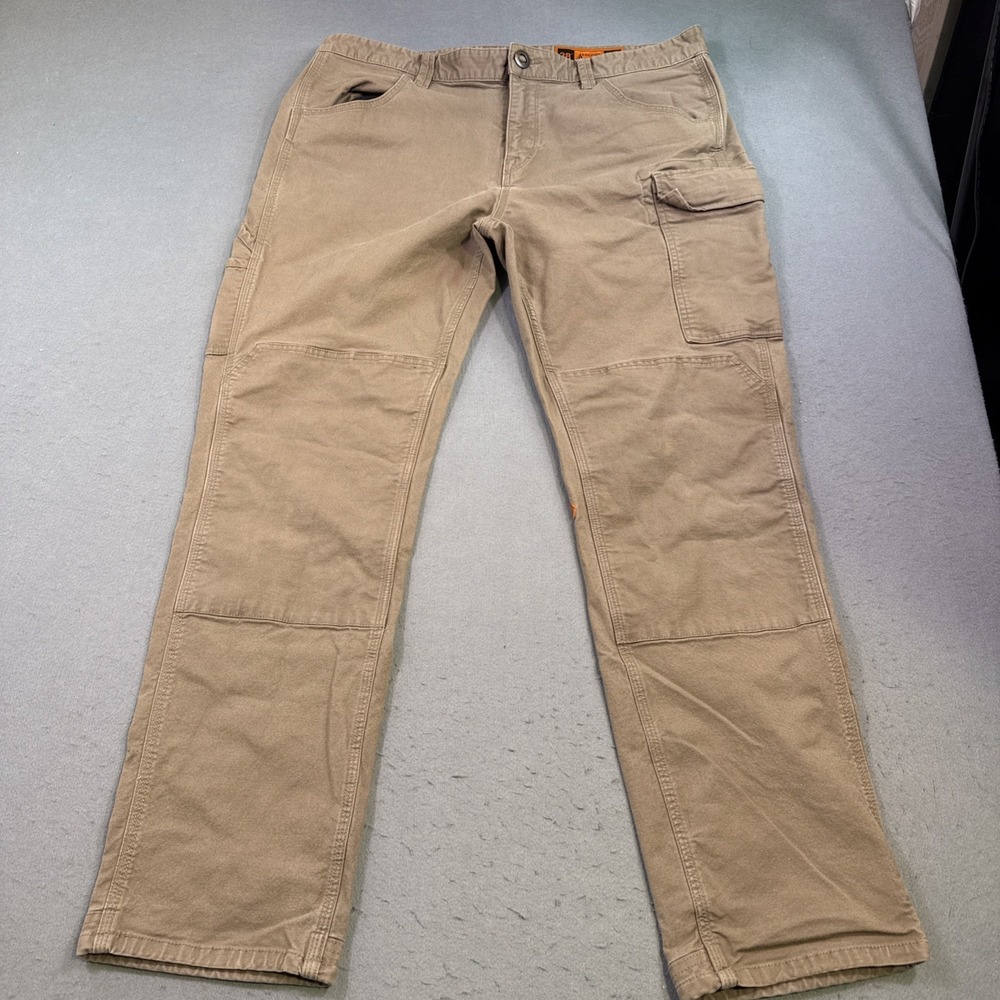 Volcom Workwear  Double Knee Caliper Cuff Cargo Pants Brown 38X32